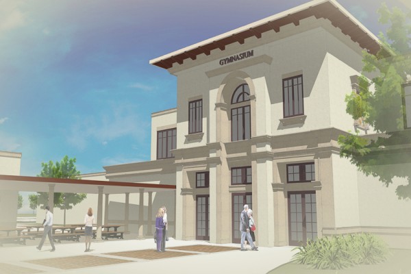 Rendering of the new Riley Arena